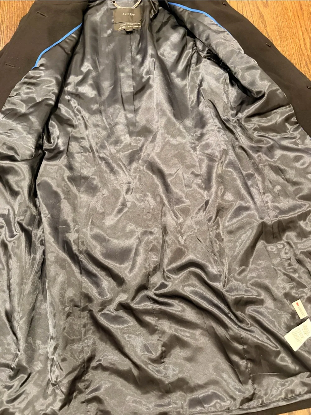 J. Crew Black Wool Peacoat with Tailored Waist - Picture 5 of 8